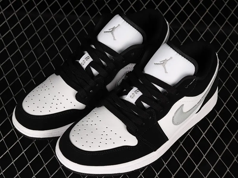 All categories Air Jordan Jordan series basketball shoes Air Jordan 1 Low Air Jordan 1 Low "New Emerald" AJ1 Joe 1 black and white gray 552780-018